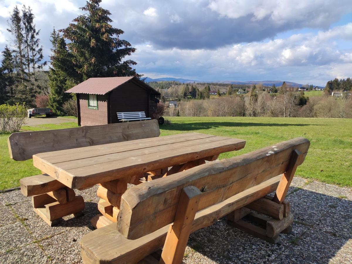Ferienwohnung Harzluchs Mit Balkon, Netflix Und Sauna Im Haus โฮเฮอไกส์ ภายนอก รูปภาพ