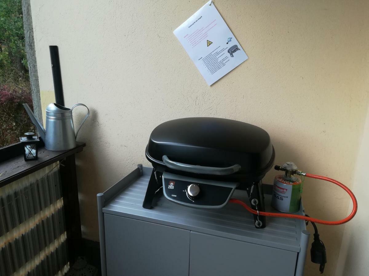Ferienwohnung Harzluchs Mit Balkon, Netflix Und Sauna Im Haus โฮเฮอไกส์ ภายนอก รูปภาพ